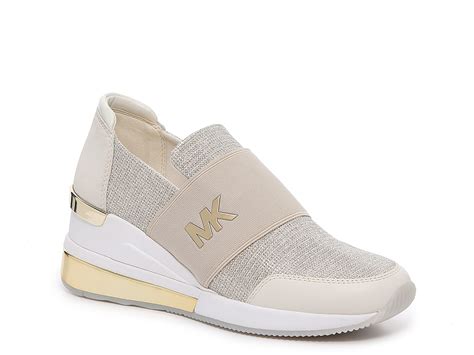 slip on sneaker damen michael kors|Michael Kors wedge sneakers.